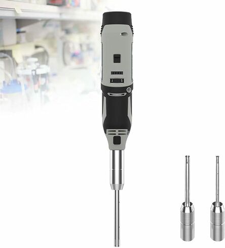 Handheld Homogenizer, Lab Disperser Emulsifier, Speed Adjustable, with 3 Working Heads, Laboratory Cell Tissue Crusher Mixer Charge in Saudi Arabia