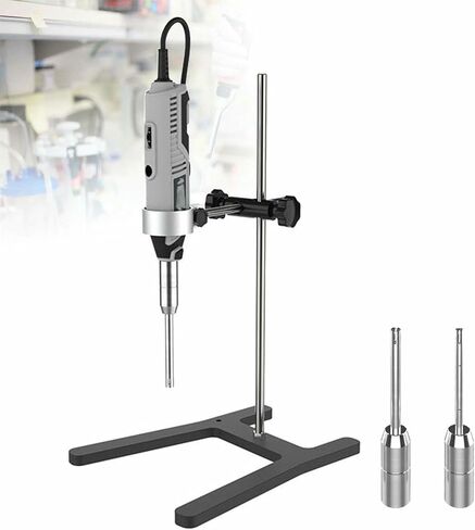 Handheld Homogenizer, Lab Disperser Emulsifier, Speed Adjustable, with 3 Working Heads, Laboratory Cell Tissue Crusher Mixer Charge in Saudi Arabia