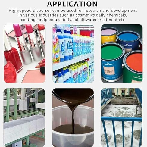 Lab Cosmetics Dispersing Homogenizer, Industrial Paint Coating Dispersing Emulsifier, 2000 to 28000 RPM Adjustmen in Kuwait