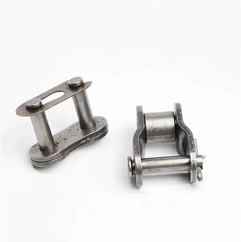 04C 06B 08B 10A 12A 16A 24A ROLLER CONNECTOR CORBONTAL STELL HANT/FULL BOCKLE ROLD ROING BOCKLE (نصف المفصل ، 06B) in Kuwait