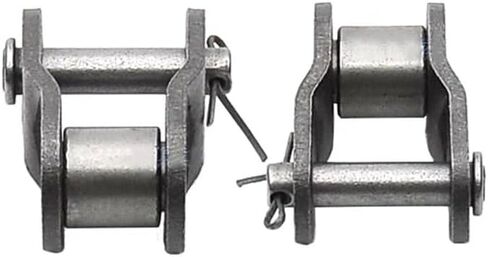 04C-1 نصف/مشبك كامل سلسلة سلسلة موصل سلسلة الصلب الكربون الملعب 6.35mm سلسلة الصناعية الوصلة buckle (موصل مغلق ، 50pcs) in Kuwait