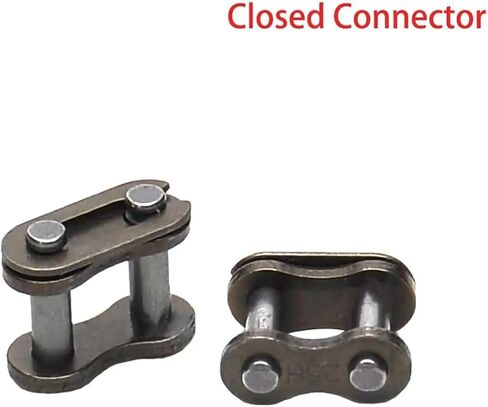 04C-1 نصف/مشبك كامل سلسلة سلسلة موصل سلسلة الصلب الكربون الملعب 6.35mm سلسلة الصناعية الوصلة buckle (موصل مغلق ، 50pcs) in Kuwait