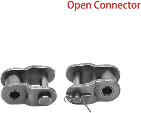 04C-1 نصف/مشبك كامل سلسلة سلسلة موصل سلسلة الصلب الكربون الملعب 6.35mm سلسلة الصناعية الوصلة buckle (موصل مغلق ، 50pcs) in Kuwait