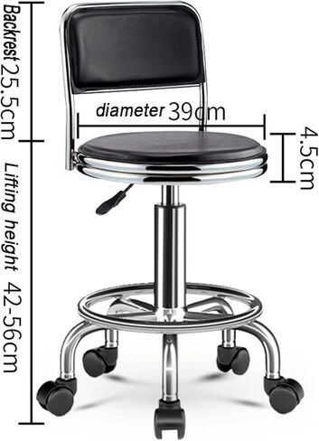 براز بار مستديرة ، كرسي أنيق قابل للتعديل ، مع عجلات العجلات ، مقاطع ، للمنزل/المطبخ/الحانة/تناول الطعام مثيرة للاهتمام in Kuwait