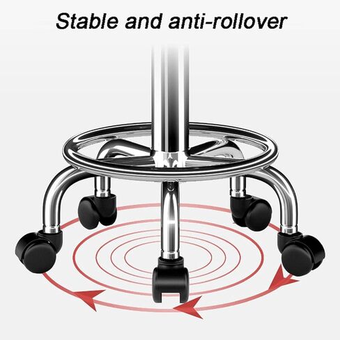 براز بار مستديرة ، كرسي أنيق قابل للتعديل ، مع عجلات العجلات ، مقاطع ، للمنزل/المطبخ/الحانة/تناول الطعام مثيرة للاهتمام in Kuwait