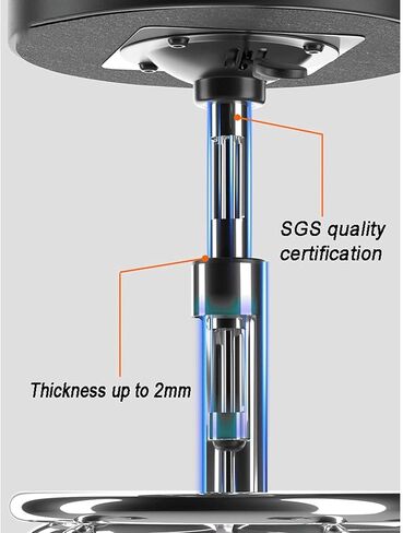 براز بار مستديرة ، كرسي أنيق قابل للتعديل ، مع عجلات العجلات ، مقاطع ، للمنزل/المطبخ/الحانة/تناول الطعام مثيرة للاهتمام in Kuwait