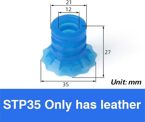 1pcs أكياس مفتوحة الفراغ كوب الشفط الصناعي STP35S/60S شفط التغليف الناعم التغليف السيليكون ملحقات الذراع الميكانيكية الشفاه الشفاه (STP60-G3F-20-A18) in Saudi Arabia