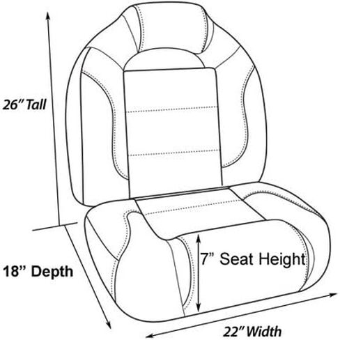 DeckMate® Large Bass Boat Seats in Saudi Arabia