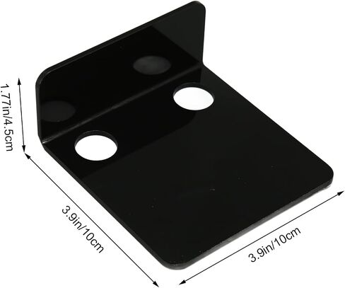 Aramox Wall Acrylic Shelves Best View Easy Installation Camera Mounting Kit for IP Cameras 3 PCS Set (Black) in Saudi Arabia