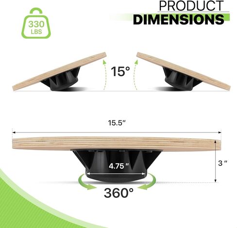 لوحة توازن منصة الخطوة الهوائية المتذبذبة مع سطح عثرة TPR غير المنحدر ، 360 دوران للتدريب على الاستقرار ، تنوعا في صالة الألعاب الرياضية التمرينات التمارين الرياضية الخطوة in Kuwait