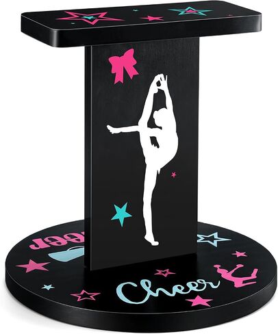 Weysat 12.2 x 13.2 Inch Wooden Cheer Flyer Stand Cheerleading Balance Trainers for Adult Core Strength, Stunt Flexibility & Coordination Training Equipment in Saudi Arabia