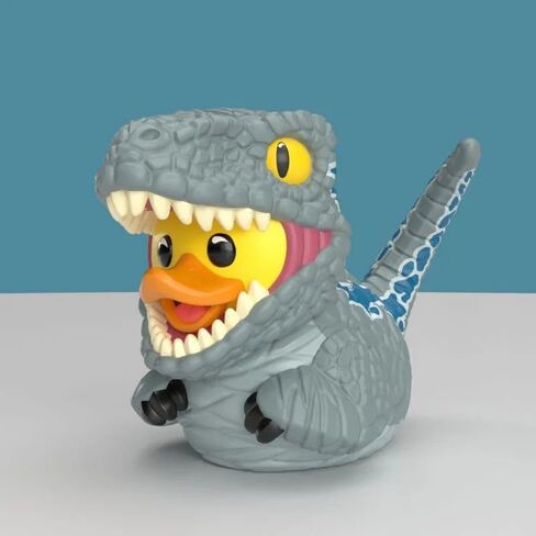 TUBBZ First Edition: Jurassic World Rebirth - Blue Cosplaying Rubber Duck Vinyl Figure in Saudi Arabia