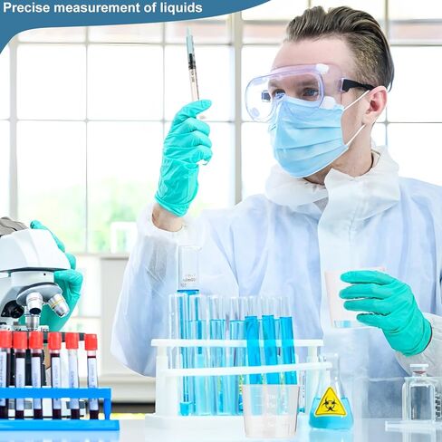 50 حزمة لا محاقن الإبرة مع قبعات | 1ML محاقن و 20 مل/30 مل أكواب القياس لإعادة تعبئة وقياس دقيقة | حصاد اللبأ ، المختبرات العلمية ، سقي النبات ، تغذية الحيوانات الأليفة in Kuwait