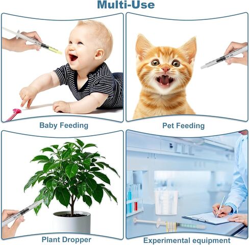 50 حزمة لا محاقن الإبرة مع قبعات | 1ML محاقن و 20 مل/30 مل أكواب القياس لإعادة تعبئة وقياس دقيقة | حصاد اللبأ ، المختبرات العلمية ، سقي النبات ، تغذية الحيوانات الأليفة in Kuwait