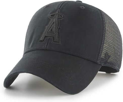 47 Brand MLB Unisex Black Team Logo Flagship MVP Mesh Trucker Adjustable Snapback Baseball Cap Adult One Size Fits All in Saudi Arabia