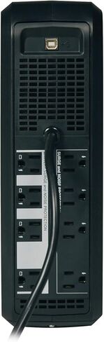TRIPP LITE 1200VA UPS Battery Backup Backup Protector ، 600W ، Wave Sine Pure ، 8 Outles ، AVR (تنظيم الجهد التلقائي) ، 5 قدم ، 120 فولت ، USB ، ضمان لمدة 3 سنوات وتأمين 200000 دولار (Omnivs1200LCD) in Saudi Arabia