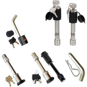 Trailer Key Lock Trailer Pin Arm Yacht RV Truck Car Lock Accessories Auto Parts MS449 1Pcs(Stainless Steel Long) in Kuwait