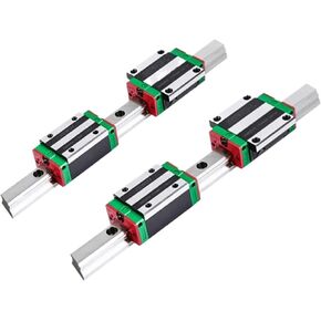 2PCS دليل خطية خط السكة الحديد HGR25-800MM + 4PCS HGH25CA أو + 4PCS HGW25CA كتل الخطية HGH25 HGW25 (4PCS HGW25CA) in Saudi Arabia