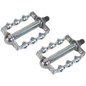 Twisted Pedals 1/2" Chrome. Bike Pedals, Bicycle Pedal, for lowrider, Beach Cruiser, Chopper, Limo, Stretch Bike in Saudi Arabia
