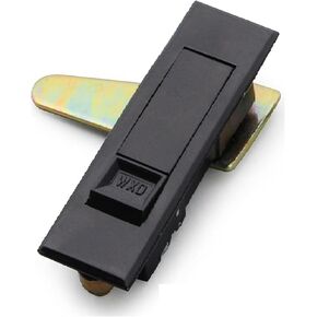 قفل الدفع الأسود MS603 زنك سبيكة الإلكترونية زر خزانة الطائرة لوحة المزلاج 1pcs (MS603 زر الضغط الأحمر مع المفتاح) in Kuwait