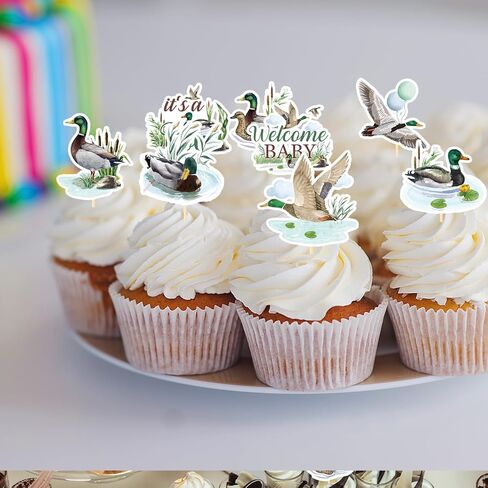 Rakuto Colorful Axolotl Birthday Decorations - 36PCS Axolotl Party Decorations Supplies Cute Pink Blue Green Yellow Animals Themed Cupcake Toppers Cupcake Picks Cake Decor Baby Shower Supplies in Kuwait