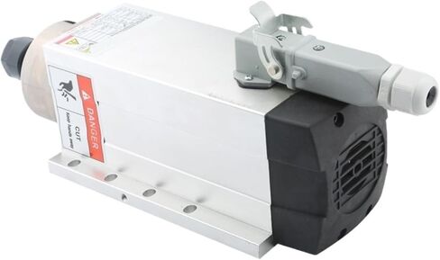 Square air-cooled electric spindle 2.2KW ER20 220V 380V 400Hz 24000rpm Mounting flange(2.2kw ER20 380V) in Saudi Arabia