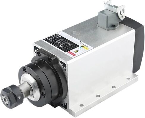 Square air-cooled spindle motor 3kW ER20 220V 380V aviation insert with flange(3.0kw 380V) in Saudi Arabia