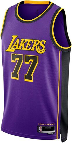 Luka Doncic Los Angeles Lakers NBA Kids Youth 8-20 Purple Statement Edition Swingman Jersey in Saudi Arabia