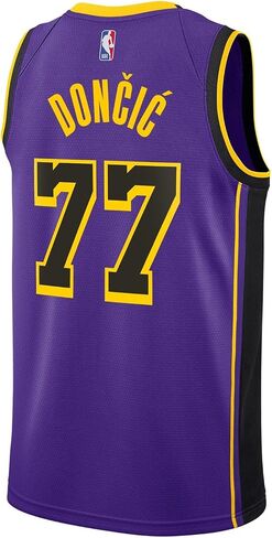 Luka Doncic Los Angeles Lakers NBA Kids Youth 8-20 Purple Statement Edition Swingman Jersey in Saudi Arabia
