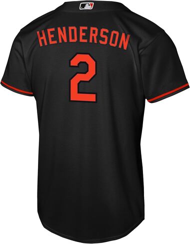 Gunnar Henderson Baltimore Orioles MLB Kids Youth 8-20 Black Alternate Player Jersey in Saudi Arabia
