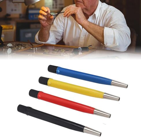 Fiberglass Scratch Brush Pen 4-Pieces Scratch Brush with Steel, Brass, Nylon, Fiberglass Tips for Jewelry Cleaning, Circuit Board Maintenance, Auto Rust Removal and Watch Polishing in Saudi Arabia