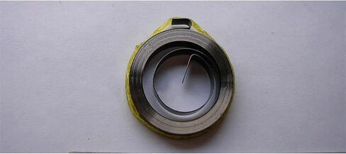 Mdingbao-Compression Spring Small Flat Wire Steel Constant Force Torsion Coil Spiral Spring,0.3mm Thickness*3mm Width*1900mm Length, Good Corrosion Resistance (Length : 0.3x3x1900mm) in Saudi Arabia