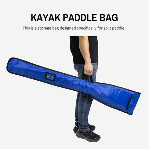 1310x250mm/51.6x9.8in Oxford Cloth Paddle Storage Bag, Dual Layer Canoe Kayak Paddle Protective Carrying Bag for Touring Paddles and Splits in Saudi Arabia