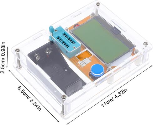 Valiclud محث Triode Transer Tester Tester Kit Electrical Kit Display LCD الرسومية in Saudi Arabia