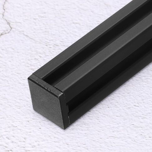 uxcell 2 pcs t slot 2020 profile profile ancliinum anclude 250 مم 10 بوصة ، إطار بثق السكك الحديدية الخطي الأسود القياسي الأوروبي للطابعة ثلاثية الأبعاد ، آلة CNC in Kuwait