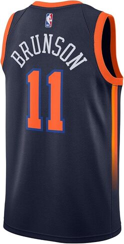 Jalen Brunson New York Knicks NBA Kids Youth 8-20 Navy Statement Edition Swingman Jersey in Saudi Arabia