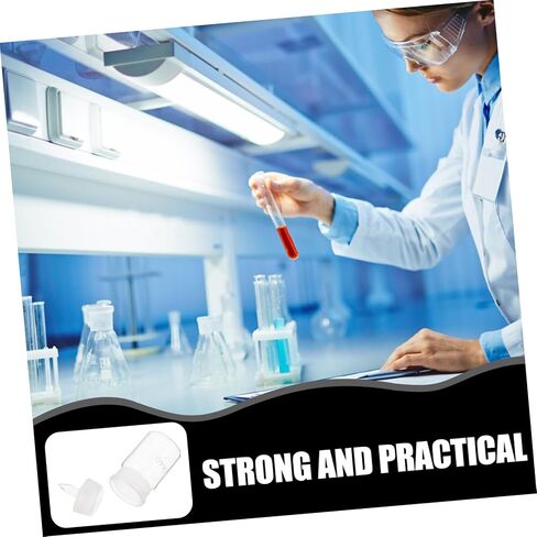 Heallily Lab Glass وزن زجاجة واضحة أخذ عينات من الزجاج للوزن لاستخدام المختبر تصميمًا محمولًا مضغوطًا in Saudi Arabia