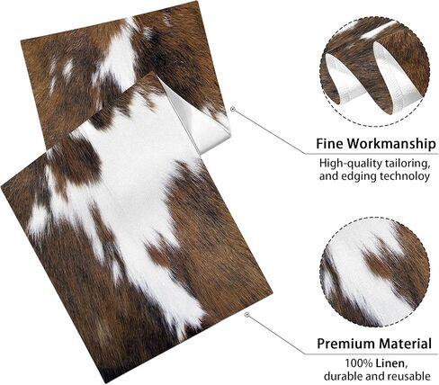 طاولة طباعة الفهد عداء بني فهد ديكور العدائين الغربيين زينة المطبخ المطبخ المزرعة in Kuwait