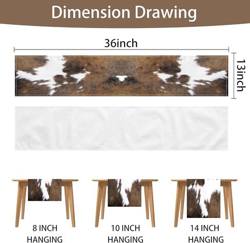 طاولة طباعة الفهد عداء بني فهد ديكور العدائين الغربيين زينة المطبخ المطبخ المزرعة in Kuwait