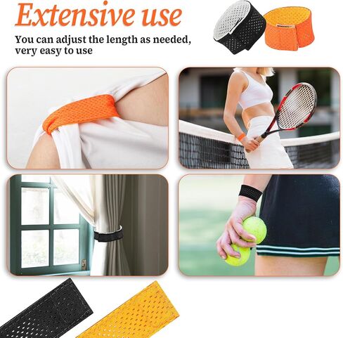 2 Pairs Sleeve Holders for Sports, Jersey Sleeve Bands Softball Shirt Ties for Sleeves Adjustable for Tennis, Football, Basketball, Baseball, Sports Sleeves Finishing Unisex Breathable Mesh in Saudi Arabia