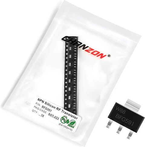 Chanzon 10pcs BFG591 SOT-223 NPN Silicon Transistor 200ma SMD in Saudi Arabia