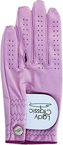 Women’s Left for Right Handed Golfers Golf Glove for Nails and Rings | Contour Fit for Comfort & Open-Tip Nail Slots | Breathable Stylish Golf Gloves for Women in Kuwait