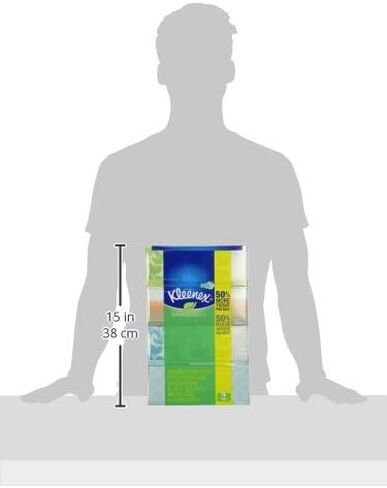 أنسجة الوجه Kleenex مع المستحضر ، 120 CT ، 4 حزمة in Kuwait