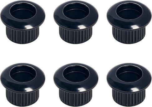 Banworks Guitar Tuning Peg Conversion Bushing Guitar String Tuning Machine Washer Adapter Ferrules 6mm to 8mm Pack of 6 JT/XNZT-01 Chrome in Saudi Arabia