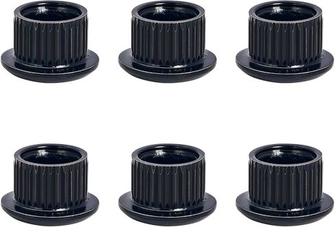 Banworks Guitar Tuning Peg Conversion Bushing Guitar String Tuning Machine Washer Adapter Ferrules 6mm to 8mm Pack of 6 JT/XNZT-01 Chrome in Saudi Arabia