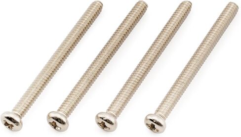 Musiclily Ultra UNC#3-48x1.1 Inch Stainless Steel Humbucker Pickup Mounting Screws for American Made Electric Guitar, Nickel (Set of 20) in Saudi Arabia