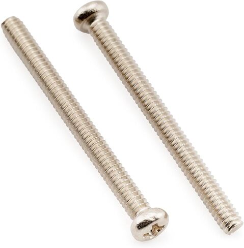 Musiclily Ultra UNC#3-48x1.1 Inch Stainless Steel Humbucker Pickup Mounting Screws for American Made Electric Guitar, Nickel (Set of 20) in Saudi Arabia