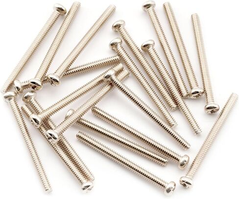 Musiclily Ultra UNC#3-48x1.1 Inch Stainless Steel Humbucker Pickup Mounting Screws for American Made Electric Guitar, Nickel (Set of 20) in Saudi Arabia