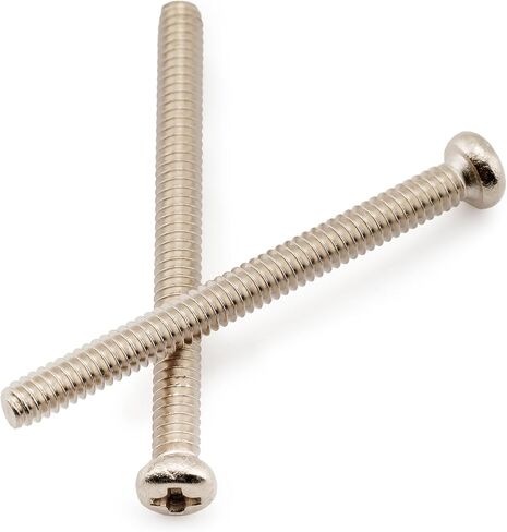 Musiclily Ultra UNC#3-48x1.1 Inch Stainless Steel Humbucker Pickup Mounting Screws for American Made Electric Guitar, Nickel (Set of 20) in Saudi Arabia