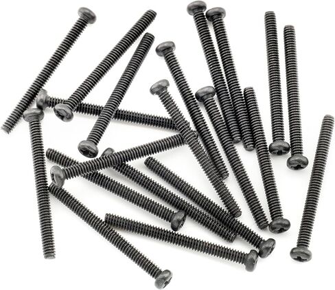 Musiclily Ultra UNC#3-48x1.1 Inch Stainless Steel Humbucker Pickup Mounting Screws for American Made Electric Guitar, Nickel (Set of 20) in Kuwait